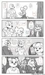 2024 2_horns abby_(canisfidelis) absurd_res amy_(canisfidelis) anthro antlers avian beak big_breasts biped bird bodily_fluids breasts canid canine canis canisfidelis car changing_room clara_(canisfidelis) clothed clothing comic corvid corvus_(genus) crow cutaway deer dialogue domestic_dog dress driving duo eliza_(canisfidelis) ellipsis empty_eyes english_text eyebrows female floppy_ears fluffy fluffy_ears fluffy_hair fluffy_tail group hair hair_over_eye head_tuft herding_dog hi_res horn humor humphrey_(canisfidelis) inside_car inside_vehicle looking_at_another male mammal maned_wolf monochrome new_world_deer open_mouth open_smile oscine passerine pastoral_dog ponytail poodle price_tag reindeer seashell_(canisfidelis) shirt sitting smile speech_bubble standing sweat tail text topwear trio tuft vehicle welsh_corgi