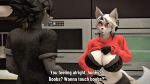 3d_(artwork) abby_(domibun) absurd_res anthro boobs?_wanna_touch_boobs? bra breasts canid canine canis clothed clothing clothing_lift digital_media_(artwork) domibun duo exposed_breasts female fox hi_res kole_(domibun) male mammal offering_to_another presenting shirt shirt_lift source_filmmaker_(artwork) topwear underwear wolf