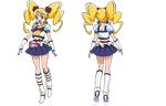  :d alternate_form blonde_hair blue_skirt boots cure_honey dual_persona earrings full_body hair_ornament hairpin happinesscharge_precure! jewelry knee_boots long_hair magical_girl multicolored multicolored_clothes multicolored_skirt multiple_girls official_art oomori_yuuko open_mouth popcorn_cheer precure puffy_sleeves satou_masayuki sidelocks skirt smile transparent_background twintails wrist_cuffs yellow_eyes 