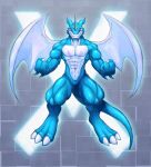 3_fingers 3_toes abs anthro bandai_namco barazoku belly belly_markings biceps big_biceps big_deltoids big_muscles big_pecs biped black_outline blue_arms blue_body blue_face blue_fingers blue_hands blue_head blue_legs blue_neck blue_scales chest_markings chin_horn claws countershade_belly countershade_body countershade_face countershade_neck countershade_scales countershade_torso countershading dark_markings deltoids digimon digimon_(species) digital_background digitigrade dragon exveemon facial_horn facial_markings fangs featureless_crotch feet fighting_pose fingers fist flexing flexing_bicep flexing_both_biceps flexing_muscles forearm_muscles front_view glistening glistening_arms glistening_belly glistening_body glistening_chest glistening_eyes glistening_face glistening_head glistening_horn glistening_scales glistening_wings glowing glowing_symbol grey_body grey_scales head_horn head_markings hi_res horn jagged_mouth large_wings light_arms light_belly light_body light_chest light_claws light_face light_fingers light_head light_horn light_legs light_markings light_neck light_scales light_wings long_tail looking_at_viewer looking_forward male markings membrane_(anatomy) membranous_wings monotone_arms monotone_hands monotone_horn monotone_legs monotone_wings mouth_closed multicolored_belly multicolored_body multicolored_face multicolored_head multicolored_scales muscular muscular_anthro muscular_arms muscular_legs muscular_male muscular_thighs mythological_creature mythological_scalie mythology navel neck_muscles nose_horn nude obliques outline pecs pose quads red_eyes scales scalie scalie_tail serratus simple_background soihtuss solo spiked_knuckles symbol tail teeth thick_arms thick_neck thick_thighs toes triceps two_tone_belly two_tone_body two_tone_chest two_tone_neck two_tone_scales two_tone_scalie v-cut white_belly white_body white_chest white_claws white_countershading white_face white_head white_neck white_scales white_wings wings x_symbol yellow_body yellow_face yellow_head yellow_markings yellow_scales