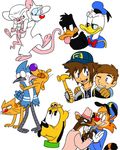  animaniacs avian bird blue_jay blush bonkers bonkers_d._bobcat canine cat catdog catdog_(series) crossover daffy_duck dog donald_duck duck feline fix-it_felix gun hat hug human jake_the_dog kingdom_hearts licking looney_tunes lynx male mammal mordecai mouse mustelid pinky pinky_and_the_brain pluto ranged_weapon regular_show rodent smarty_weasel sora_(kingdom_hearts) the_brain tongue tongue_out warner_brothers weapon weasel who_framed_roger_rabbit wreck-it_ralph xiamtheferret 