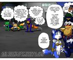  avian canine clothing comic falco_lombardi falcon fox fox_mccloud icha-icha krystal mammal military nintendo pelican salute slippy_toad star_fox sweat thought_bubbles toad training video_games 