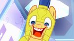  2014 armor blue_eyes creepy dtkraus edit equestria_girls equine flash_sentry_(eg) fur helmet horse male mammal my_little_pony nightmare_fuel open_mouth orange_fur pony rape_face reaction_image solo tongue widescreen 