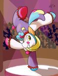  ajin circus clothed clothing clown costume equine friendship_is_magic hat horse male mammal my_little_pony pony ponyacci_(mlp) smile yellow_eyes 