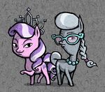  awilddrawfagappears cutie_mark diamond_tiara_(mlp) duo equine eyewear female feral friendship_is_magic fur glasses grey_fur grey_hair hair horse legend_of_zelda mammal my_little_pony nintendo pink_fur pony silver_spoon_(mlp) style_parody the_legend_of_zelda tiara two_tone_hair video_games wind_waker 