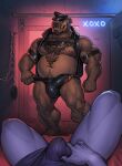 2025 absurd_res ambiguous_species anthro anthro_on_anthro areola armband barazoku bear beard belly biceps big_bulge big_muscles big_penis body_hair bulge chain chest_hair cigar claws clothed clothing collar deltoids dungeon duo ear_piercing ear_ring edvardiko english_text erection erection_under_clothing facial_hair first_person_view fur genital_piercing genitals glans happy_trail harness hat headgear headwear henry_harris_baxter hi_res huge_bulge huge_muscles huge_penis humanoid_genitalia humanoid_penis imminent_sex inside leather leather_clothing leather_daddy leather_harness leather_topwear leather_vest looking_at_viewer lying male male/male mammal musclegut muscular muscular_anthro muscular_male navel neon_lights neon_sign nipple_piercing nipple_ring nipples on_back open_clothing open_topwear open_vest pecs penis penis_piercing penis_poking_out piercing prince_albert_piercing pubes quads ring_piercing sign smile smoke smoking solo_focus standing text thick_arms thick_thighs thong topwear triceps tuft underwear vest xoxo