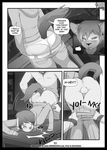  balls butt canine closet comic dog duo english_text erection facial_piercing feline freckles gay girly greyscale hardblush_(free) jesse_(onta) lion lip_piercing male mammal marty monochrome onta pants_pull penis piercing projections_(comic) table text tokifuji underwear 