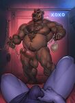 2025 absurd_res after_orgasm ambiguous_species anthro anthro_on_anthro areola balls barazoku bear beard belly biceps big_balls big_muscles big_penis bodily_fluids body_hair bulge chain chest_hair cigar claws clothing collar condom cum cum_on_hand cum_string deltoids dungeon duo ear_piercing ear_ring edvardiko english_text erection eyebrows facial_hair filled_condom first_person_view fur genital_fluids genital_piercing genitals glans hair happy_trail henry_harris_baxter hi_res holding_condom holding_object huge_balls huge_muscles huge_penis humanoid_genitalia humanoid_penis imminent_sex inside looking_at_viewer lying male male/male mammal musclegut muscular muscular_anthro muscular_male navel neon_lights neon_sign nipple_piercing nipple_ring nipples nude on_back pecs penis penis_piercing piercing prince_albert_piercing pubes quads ring_piercing saggy_balls sexual_barrier_device sign smile smoke smoking solo_focus standing text thick_arms thick_penis thick_thighs triceps tuft underwear uneven_balls vein xoxo