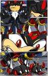  comic keanon_woods male night red_eye sega shadow_the_hedgehog sonic_(series) text transformation werehog 