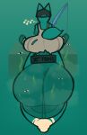 2024 ambient_arthropod ambient_fly ambient_insect anthro artist_logo ball_stretcher balls barefoot big_balls big_butt big_penis black_baseball_cap butt chif_(probablydemo) clip_studio_paint_(artwork) clothed clothing digital_media_(artwork) domestic_cat dumodemo english_text fan_character feet felid feline felis fishing fishing_rod flaccid flies_for_smell full-length_portrait fur genitals gradient_background grey_clothing grey_overalls holding_fishing_rod holding_object huge_balls huge_butt huge_penis hyper hyper_balls hyper_genitalia hyper_penis logo male mammal multicolored_body musical_note musical_symbol musk musk_clouds musky_balls overalls partially_clothed penis portrait rear_view scrotum_flap simple_background sitting smelly solo spectral_rod_(webfishing) spread_legs spreading stink_fumes stink_lines symbol tail teal_background teal_body teal_fur text thick_thighs toes torn_overalls two_tone_body webfishing white_body