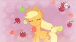  animated apple applejack_(mlp) cowboy_hat cutie_mark equine friendship_is_magic fruit hat head_shake horse invalid_tag mammal my_little_pony pony smile sweat 