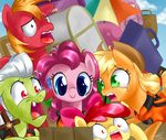  apple_bloom_(mlp) applejack_(mlp) big_macintosh_(mlp) blonde_hair blue_eyes bow cowboy_hat equine female freckles friendship_is_magic fur granny_smith_(mlp) green_eyes green_fur grey_hair group hair hat horse male mammal my_little_pony navel open_mouth orange_eyes orange_fur pink_fur pink_hair pinkie_pie_(mlp) pony red_eyes red_fur red_hair sibling smile yellow_fur zorbitas 