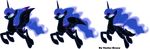  absurd_res alpha_channel blue_eyes blue_hair cutie_mark equine female feral friendship_is_magic hair hi_res horn horse long_hair mammal my_little_pony nightmare_moon_(mlp) pony solo vector-brony winged_unicorn wings 