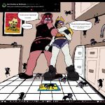 1:1 2025 animated anthro bat bear blarf022 blarf_(blarf022) blue_body blue_fur bodily_fluids cat_soup clone dialogue english_text female fur glue_trap honduran_white_bat humanoid kinx_(blarf022) kitchen leaf-nosed_bat male mammal microbat nekojiru scared sherry_bear_(blarf022) short_playtime tears text translated vranda_von_bat_(blarf022) white_body white_fur yangochiropteran