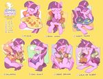  alcohol beverage book cute doll eggplant equine expressions female food friendship_is_magic horn horse mammal my_little_pony pajamas pillow pizza pony sleeping smartypants_(mlp) twilight_sparkle_(mlp) unicorn 