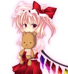  blonde_hair flandre_scarlet fujioka-kuma kiyomin minami-ke red_eyes solo stuffed_animal stuffed_toy tears teddy_bear touhou 