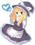  bad_id bad_pixiv_id blonde_hair blue_eyes hat heart kirisame_marisa solo suica_(namamen) touhou witch witch_hat 