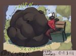 2025 absurd_res ambiguous_anthro ambiguous_gender ambiguous_pred anthro anthro_pred artist_name bell bell_collar belly belly_on_ground bench bent_bench bent_leg big_belly biped black_belly black_body black_butt black_ears black_eyebrows black_face black_fur black_nose black_tail black_text black_tuft bloated blorp bodily_noises border brown_border burning_sensation butt calling_for_help character_request cheek_tuft churn closed_frown clothed clothed_ambiguous clothed_anthro clothing cloud collar count curved_text dark_stockings dark_thigh_highs day death death_count detailed_background digestion digestion_noises digital_media_(artwork) digital_painting_(artwork) domestic_cat ears_up english_description english_text exposed_belly exposed_butt eyebrows face_imprint facial_tuft fatal_vore feet felid feline felis floating_whiskers frown full-length_portrait fully_inside fur green_text hair half-closed_eyes hi_res hood_down hoodie huge_belly hyper hyper_belly imminent_death imprint ineffective_clothing jingle_bell jingle_bell_collar legwear long_sleeves looking_aside mammal mass_vore monotone_belly monotone_butt monotone_clothing monotone_face monotone_hair monotone_hoodie monotone_legwear monotone_stockings monotone_tail monotone_thigh_highs monotone_topwear motion_lines mouth_closed mph! muffled multiple_prey narrowed_eyes nature nature_background navel no_underwear number on_bench onomatopoeia outside painting_(artwork) park park_bench path plant pointy_ears portrait prick_ears public_park red_clothing red_hoodie red_legwear red_stockings red_thigh_highs red_topwear rumbling_stomach same_size_vore shaded shadow short_hair shrub sitting sitting_on_bench sky slosh sloshing_belly sobbing soft_shading soft_vore solo sound_effects stockings straight_arm struggling struggling_prey tail tcsrjx text thigh_highs three-quarter_view topwear tree tuft twitter_handle unimpressed unseen_prey unwilling_prey vore vowelless vowelless_vocalization white_feet white_hair white_inner_ear white_text_outline wrinkles_in_clothes