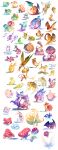  absurdres arbok ballpoint_pen_(medium) bat_(animal) beedrill bird blastoise bug bulbasaur butterfly butterfree charizard charmander charmeleon clefable clefairy collage crab creature dragon ekans english_commentary evolutionary_line fearow gloom_(pokemon) golbat highres ivysaur jigglypuff jumping kakuna metapod mouse_(animal) nicholas_kole nidoking nidoran nidoran_(male) nidorino ninetales no_humans oddish painting_(medium) paras parasect pen_(medium) photoshop_(medium) pidgeot pidgeotto pidgey pikachu pokemon pokemon_(creature) raichu raticate rattata sandshrew sandslash shadow simple_background snake spearow squirtle traditional_media venomoth venonat venusaur vileplume vulpix wartortle watercolor_(medium) weedle white_background wigglytuff zubat 