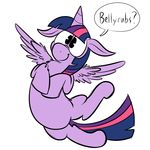  chest_tuft cute equine female feral friendship_is_magic fur hair horn horse karpet-shark mammal my_little_pony plain_background pony purple_fur royalty solo tuft twilight_sparkle_(mlp) two_tone_hair white_background winged_unicorn wings 