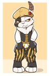 anthro armello clothed clothing dewlap_(anatomy) digital_media_(artwork) dropping_pants elyssia_(armello) embarrassed female headgear headwear hi_res lagomorph league_of_geeks leporid looking_aside mammal panties presenting_panties rabbit sam0120 simple_background solo underwear