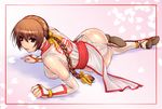  ass bonten_karasu dead_or_alive kasumi pantsu thighhighs wet_clothes 