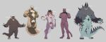 3_heads 5_fingers abs amputee andromorph anthro armpit_hair balls biped body_hair canid canine claws clitoris countershade_fur countershade_torso countershading dipstick_tail disability double_amputee duma_(jacketbear) felid fingers flaccid foreskin fur genitals hi_res humanoid_genitalia humanoid_penis intersex jacketbear kunyit_(jacketbear) lala_(jacketbear) male mammal markings mict_(jacketbear) multi_head muscular muscular_andromorph muscular_anthro muscular_intersex muscular_male oldd_(jacketbear) pantherine pawpads pecs penis pubes pussy quadruple_amputee scalie scar tail tail_markings