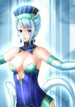  1girl blue_hair blue_rose blue_rose_(tiger_&amp;_bunny) breasts finalcake karina_lyle large_breasts lipstick makeup tiger_&amp;_bunny 