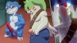 2025 3_fingers 3_toes 5_fingers ammo_belt animal_genitalia animal_penis anthro balls bandai_namco before_and_after big_ears blue_body bottomwear claws clothed clothing comparing comparing_penis confident confident_male denim denim_bottomwear denim_clothing detailed_background digimon digimon_(species) digital_drawing_(artwork) digital_media_(artwork) dragon duo embarrassed facial_horn feet fellatio finger_claws fingers front_view gargomon genitals gesture green_markings hand_gesture hi_res horn humanoid_genitalia humanoid_penis internal jeans locker_room looking_at_another looking_at_partner low-angle_view male male/male mammal markings mythological_creature mythological_scalie mythology nose_horn open_bottomwear open_clothing open_mouth oral pants partially_clothed penetration penile penile_penetration penis penis_in_mouth perspective pointing pointing_at_penis pointing_at_self red_eyes red_markings ryudorubr scalie sequence sex side_view signature smile toe_claws toes veemon white_body white_markings worm&#039;s-eye_view yellow_markings zipper_down