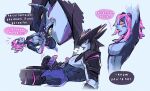 aatrox_(lol) bodily_fluids briar_(lol) crying dominant dominant_male drawain duo female hi_res humanoid league_of_legends lying lying_on_another male male/female mutual_masturbation on_back pushing_down riot_games size_difference stroking_penis submissive submissive_female tears tencent text threatening_to_bite threatening_vore threatening_words