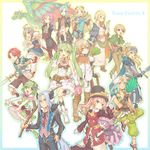  6+boys 6+girls :d animal_ears arthur_(rune_factory) bad_id bad_pixiv_id bishnal_(rune_factory) blonde_hair blue_eyes blue_hair clorica_(rune_factory) cravat diras dolce_(rune_factory) doug_(rune_factory) egyptian egyptian_clothes everyone fishing_rod forked_eyebrows forte_(rune_factory) fox_boy fox_ears fox_tail frey_(rune_factory) glasses gloves gold_trim green_eyes green_hair hat horse_boy horse_ears horse_tail kiel_(rune_factory) kohaku_(rune_factory) leon_(rune_factory) lest_(rune_factory) long_hair margaret_(rune_factory) multiple_boys multiple_girls necktie open_mouth pico_(rune_factory) pink_hair pointy_ears purple_eyes purple_hair red_hair rune_factory rune_factory_4 short_hair smile tail thick_eyebrows top_hat twintails xiao_pai 