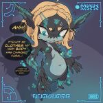 black_body blonde_hair blue_eyes blue_nipples bodily_fluids ears_up eyebrows eyelashes fangs female fingernails hair humanoid humanoid_pointy_ears knuxy long_fingernails nails navel nintendo nipples nude pointy_ears princess_zelda shadow solo standing sweat sweatdrop teeth the_legend_of_zelda thick_eyebrows twili