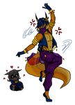  alpha_channel anthro canine carmelita_fox clothing crossgender dancing fox gloves hair male mammal navel plain_background raccoon sariels-hope sly_cooper sly_cooper_(series) transparent_background 
