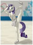  absurd_res anthro anthrofied blue_eyes equine female friendship_is_magic fur hair happy hi_res horse ice_skating mammal my_little_pony pony purple_hair pussy rarity_(mlp) skipsy skirt smile sochi_2014_olympics solo spread_legs spreading white_fur 