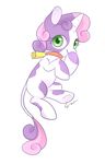  aosion bovine cattle cowbell cub equine female feral friendship_is_magic green_eyes hair happy horn horse mammal my_little_pony plain_background pony smile solo sweetie_belle_(mlp) two_tone_hair unicorn white_background young 