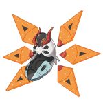  artist_request black_sclera colored_sclera cross-shaped_pupils detached_wings full_body iron_moth non-humanoid_robot official_art orange_eyes outline pixel_eyes pokemon pokemon_(creature) pokemon_focus pokemon_sv robot robot_animal solo symbol-shaped_pupils third-party_source transparent_background white_outline wings 