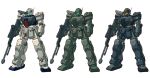  blue_visor color_variation commentary_request comparison earth_federation gm_(mobile_suit) gm_sniper gm_sniper_custom gm_sniper_ii gm_sniper_iii green_visor gun gundam machinery mecha mecha_focus mobile_suit no_humans original radio_antenna redesign rifle robot science_fiction scope sniper_rifle tessaku_ro titans_(gundam) weapon white_background yellow_visor 