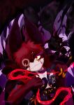 absurd_res anthro canid canine cosmic_background dryvern(just_dryvern) femboy fox fur gold_(metal) hi_res just_dryvern magic male mammal multi_ear one_eye_obstructed purple_tentacles red_body red_fur solo space star starry_background tentacle_clothing tentacle_creature tentacles white_body white_fur yellow_eyes