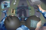  3:2 aircraft aircraft_humanoid airplane anthro big_breasts biped black_body breast_expansion breast_grab breast_growth breasts camera_hud camo_body confusion detailed_background diethyl expansion female female_pov first_person_view gender_transformation growth hand_on_breast heads_up_display hi_res holding_breast human human_to_anthro identity_death living_aircraft living_machine living_vehicle machine macro macro_anthro macro_female male mammal metallic_body mid_transformation mind_control mtf_transformation nude shadow solo species_transformation tail text transformation vehicle wings 