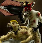  anthro blood bruises cervine cheetah choking cougar crying deer doctor doktor_sweetheart feline forced gay hybrid internal male mammal rape thefianna 