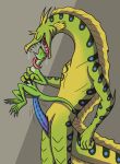 anal anal_penetration anole anthro bodily_fluids drooling eel fish genitals gottfried hi_res imminent_vore jett lizard male male/male marine penetration penis pharyngeal_jaws reptile ridged_penis saliva scalie sex shinktanoro size_difference tongue vore