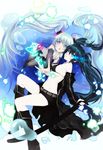  bba1985 bikini_top black_rock_shooter black_rock_shooter_(character) hatsune_miku miku_append vocaloid vocaloid_append 