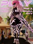  3:4 3d_(artwork) abel_(haolde) absurd_res anthro big_breasts big_butt blender_(artwork) breasts butt canid canine canis cover depth_of_field digital_media_(artwork) english_text eyewear female fish genevieve_(lunhaadviin) group hair haolde haolde_(character) hi_res huge_breasts huge_butt huge_filesize looking_at_viewer looking_back macro macro_female magazine_cover mammal marine nadege_(lunhaadviin) nipples pink_hair pink_nipples public public_nudity reptile scalie shark snake sunglasses text wolf 
