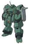  color_variation commentary_request gundam gundam_0080 kampfer_(mobile_suit) machinery mecha mecha_focus mobile_suit no_humans one-eyed original radio_antenna robot roundel science_fiction shield tessaku_ro white_background zeon 