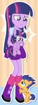  blue_eyes blue_hair clothed clothing dm29 equestria_girls equine female flash_sentry_(eg) friendship_is_magic fur hair horn horse male mammal my_little_pony orange_fur pegasus petting pony purple_eyes purple_fur twilight_sparkle_(eg) twilight_sparkle_(mlp) two_tone_hair unicorn wings young 