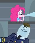  airplane! automatic_pilot balloon blue_eyes bracelet clothed clothing equestria_girls female hair human jewelry mammal my_little_pony pink_hair pinkie_pie_(eg) pixelkitties smile 