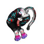 animal_genitalia animal_penis anus backsack balls bisexual butt complex_markings domestic_cat felid feline feline_genitalia feline_penis felis female femboy fur genitals kittyen lillianamoo male mammal paws penile_spines penis solo tabby_cat tail