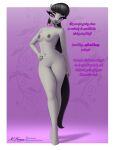 absurd_res anthro areola artist_logo artist_name black_eyeliner black_hair bow_tie bow_tie_only breaking_the_fourth_wall breasts clearvision colored_nails cutie_mark dialogue earth_pony equid equine eyebrows eyelashes eyeliner female fingernails flat_chested friendship_is_magic fur gradient_background grey_areola grey_body grey_fur grey_lips grey_nipples hair hands_on_hips hands_on_own_hips hasbro hi_res hooves horse lips logo looking_at_viewer makeup mammal mostly_nude my_little_pony nails navel nipples nude nude_anthro nude_female octavia_(mlp) open_mouth pattern_background pink_eyes pink_fingernails pink_nails pony signature simple_background small_breasts solo surprised_expression talking_to_viewer text vulva