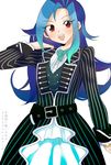  1girl blue_hair formal kamishiro_rio long_hair shueisha suit yu-gi-oh! yuu-gi-ou_zexal 