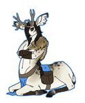  centaur cervine deer deertaur equine fantasy male mammal taur thefianna 